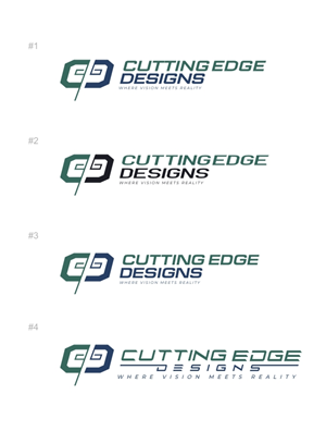 Logo Design by iamrady for Cutting Edge Designs, Co. | Design: #28726603