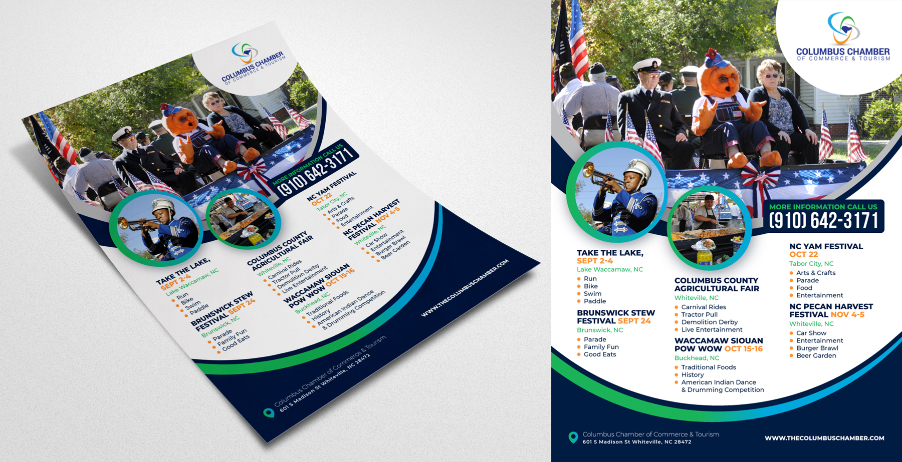 Advertisement Design by Impressive Sol for Columbus Chamber of Commerce and Tourism | Design #28668398
