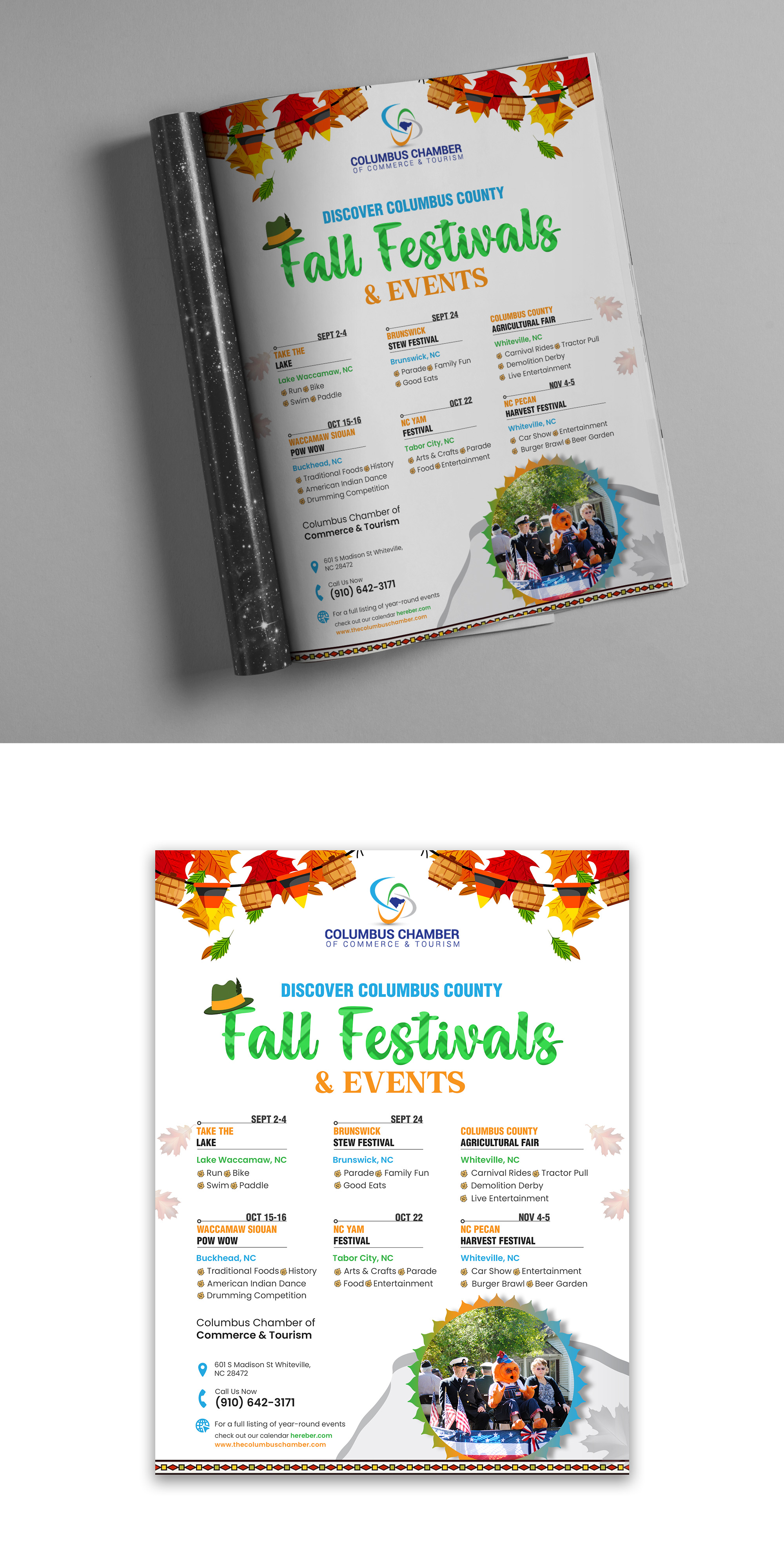 Advertisement Design by debdesign for Columbus Chamber of Commerce and Tourism | Design #28680734