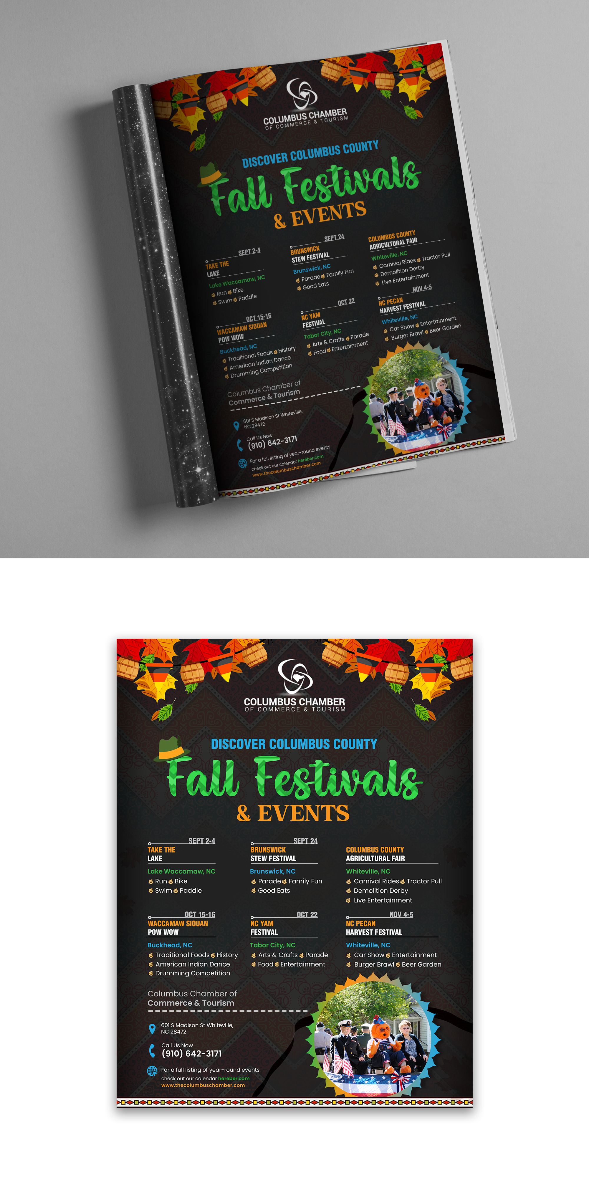 Advertisement Design by debdesign for Columbus Chamber of Commerce and Tourism | Design #28680735