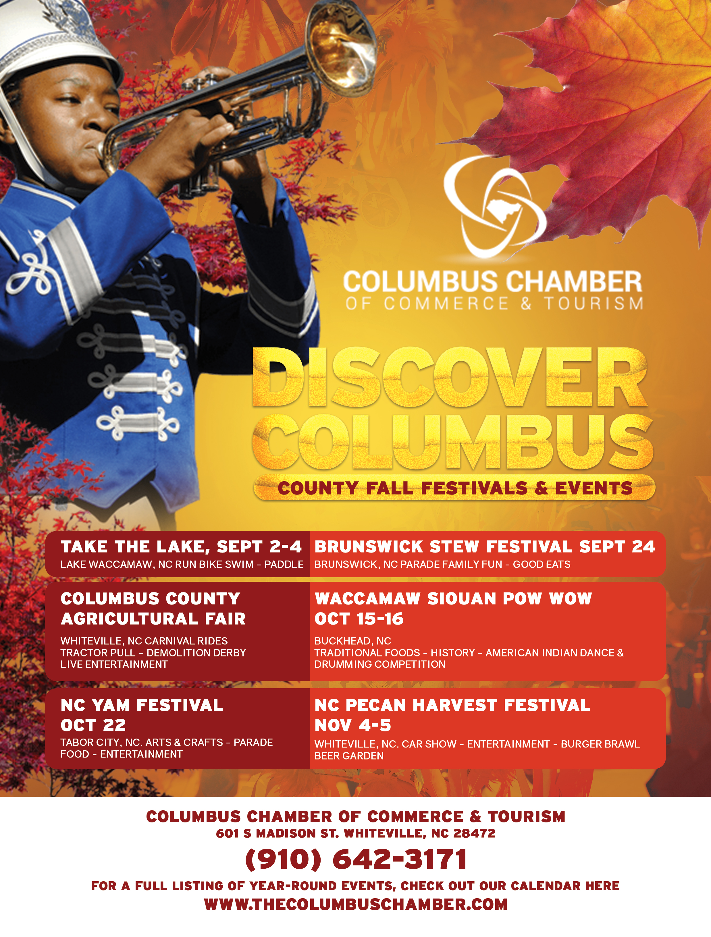 Advertisement Design by Andre Samuels for Columbus Chamber of Commerce and Tourism | Design #28678691