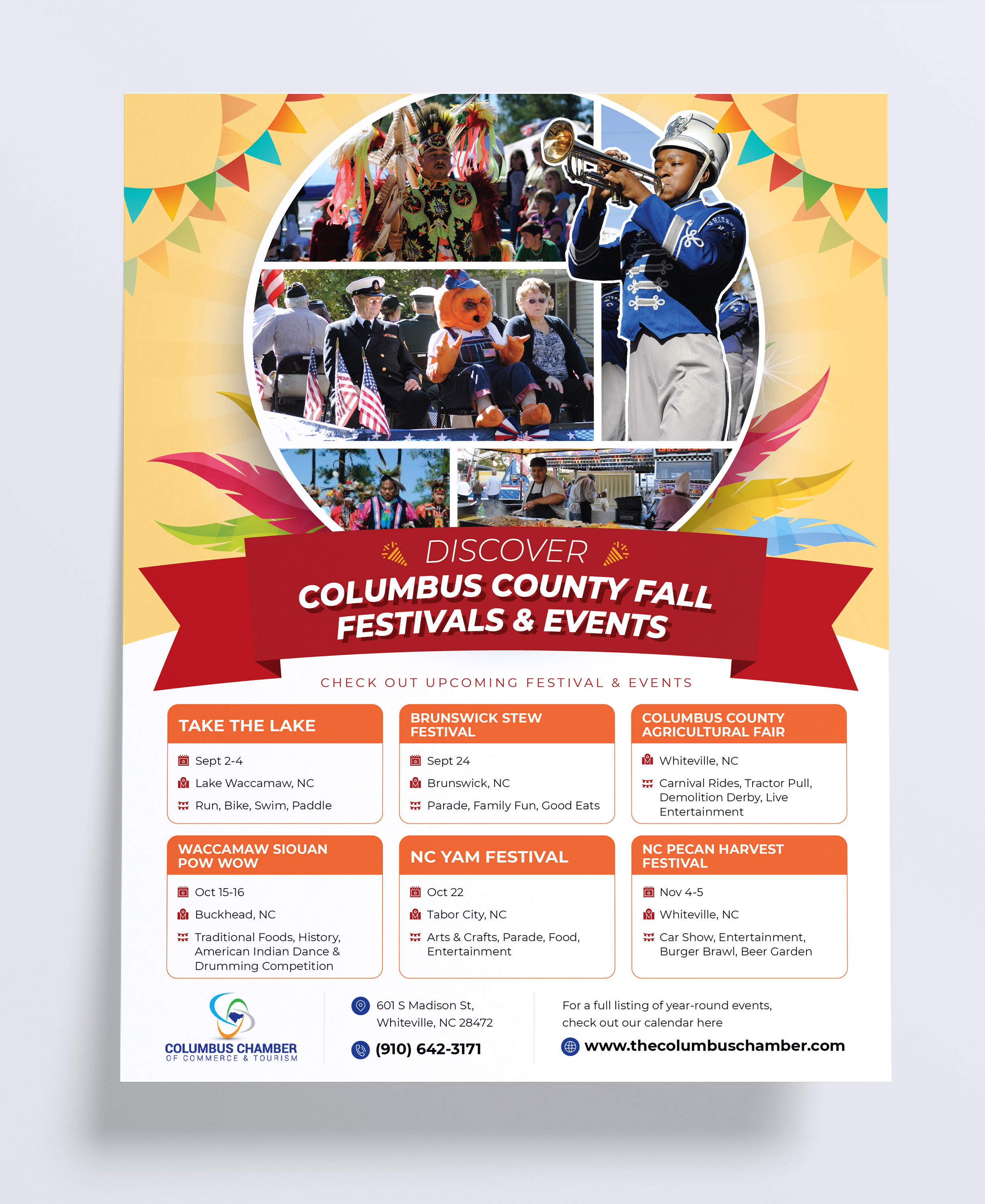 Advertisement Design by sun_design for Columbus Chamber of Commerce and Tourism | Design #28687534