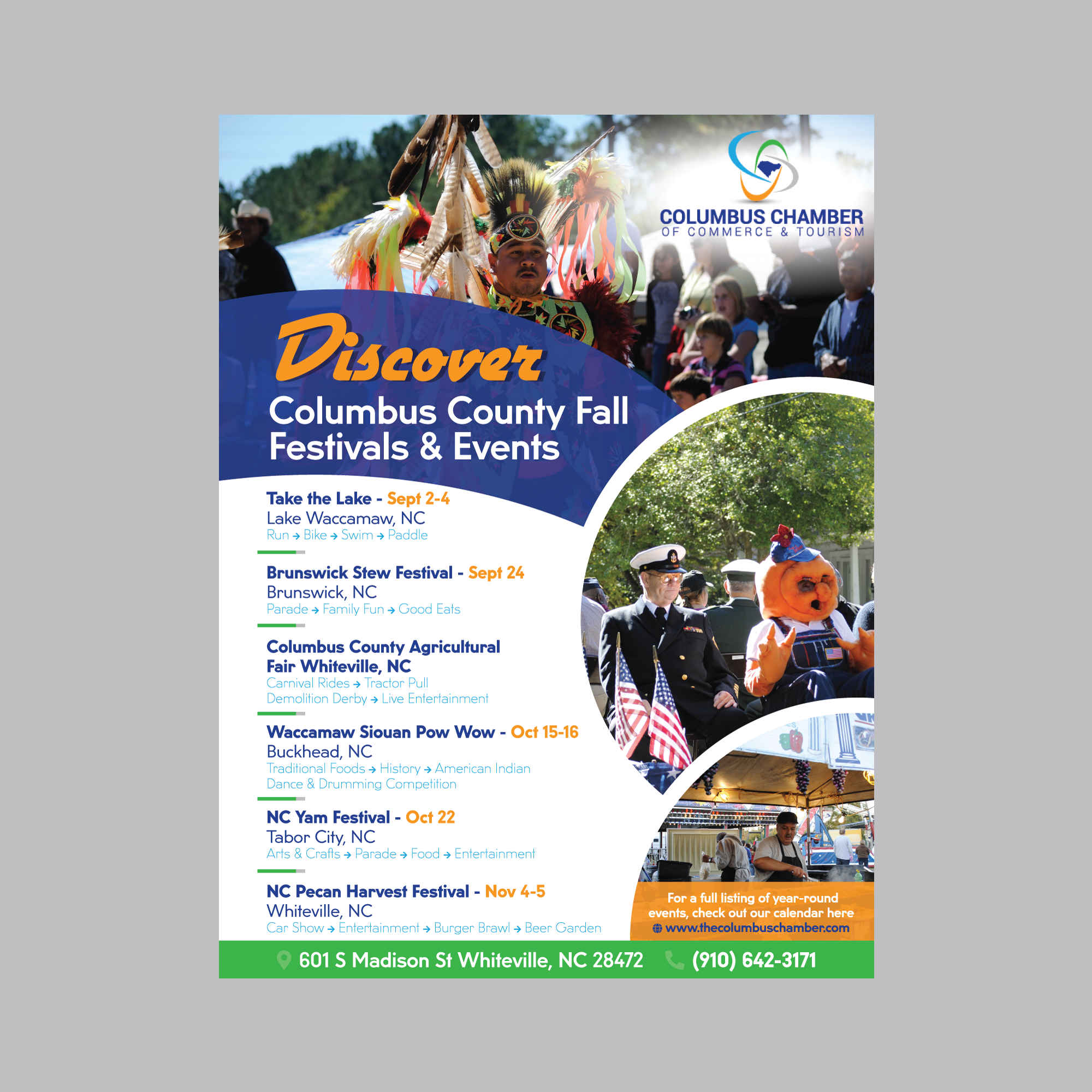 Werbe-Design von Benson M. für Columbus Chamber of Commerce and Tourism | Design #28680634