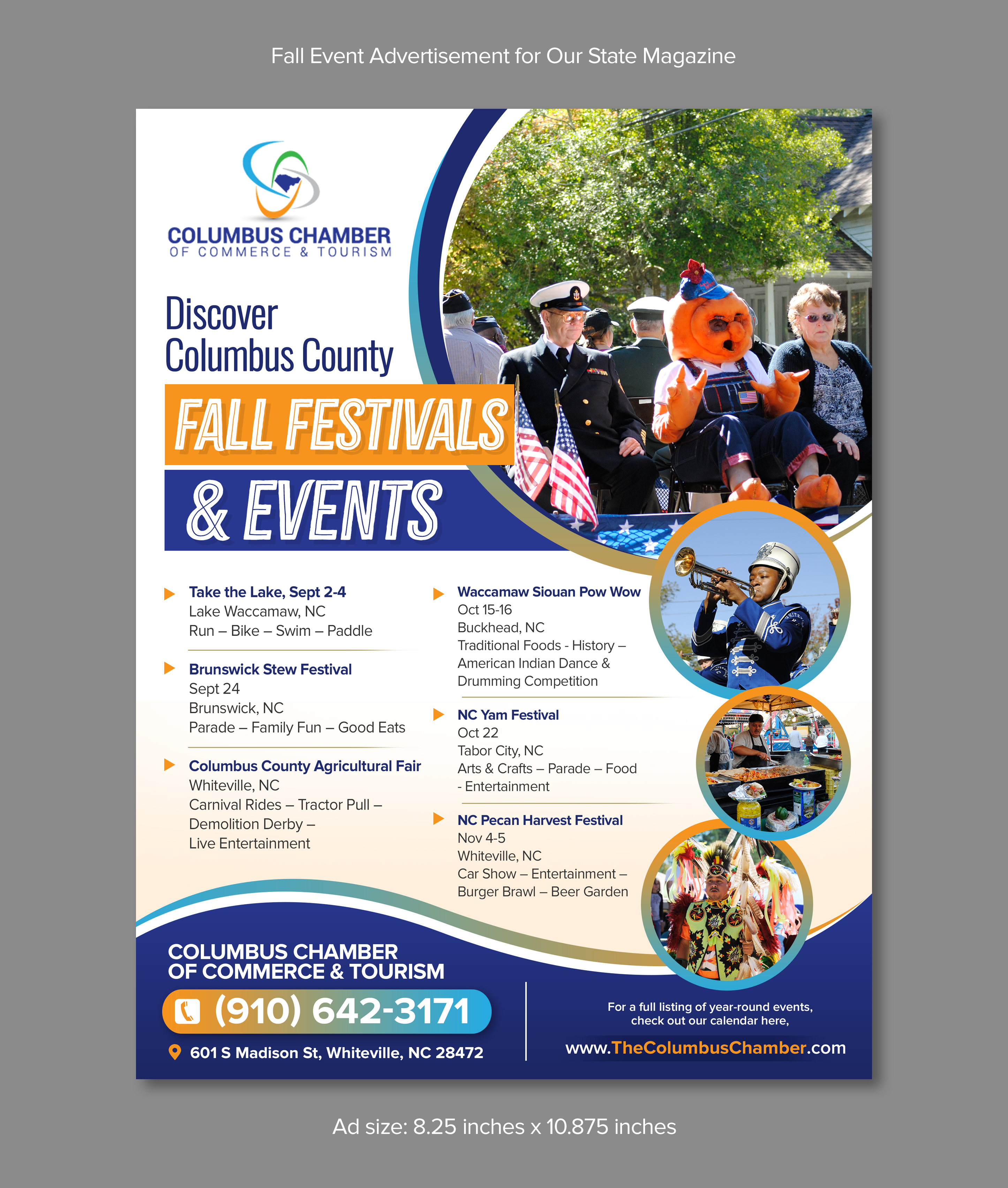 Advertisement Design by ARTOGRAPHY for Columbus Chamber of Commerce and Tourism | Design #28675183