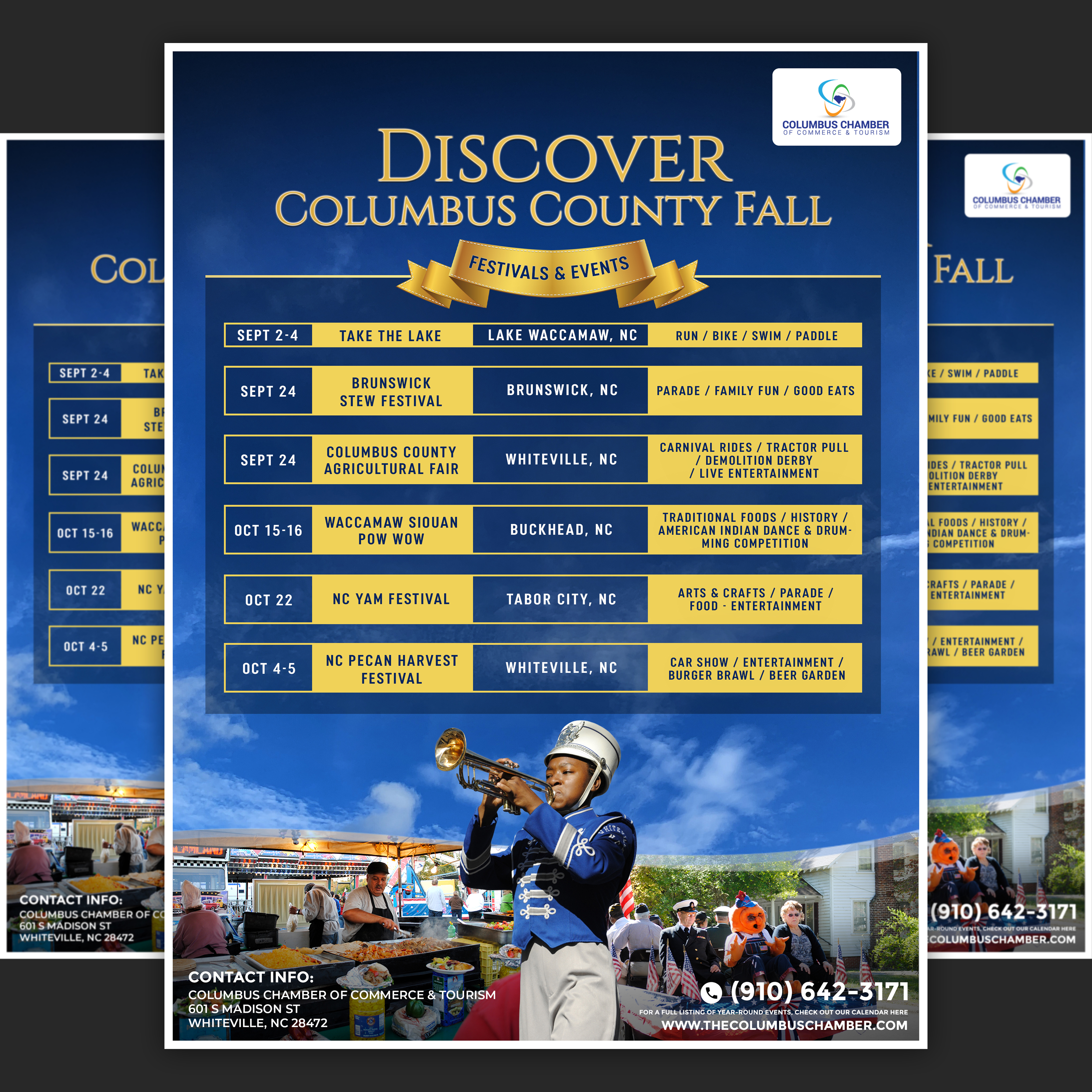 Werbe-Design von aj für Columbus Chamber of Commerce and Tourism | Design #28694102