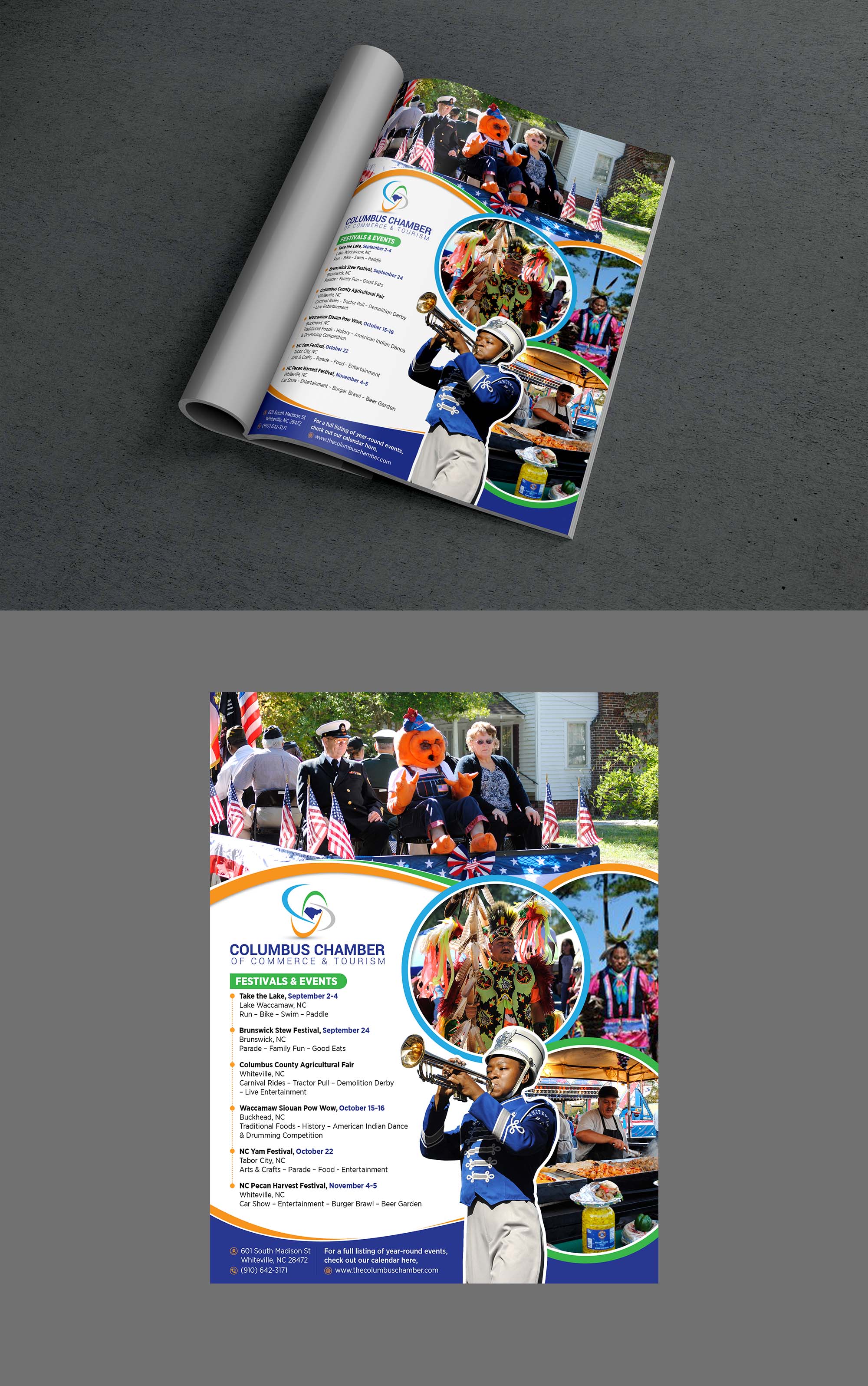 Advertisement Design by GraphicsGuru for Columbus Chamber of Commerce and Tourism | Design #28669611