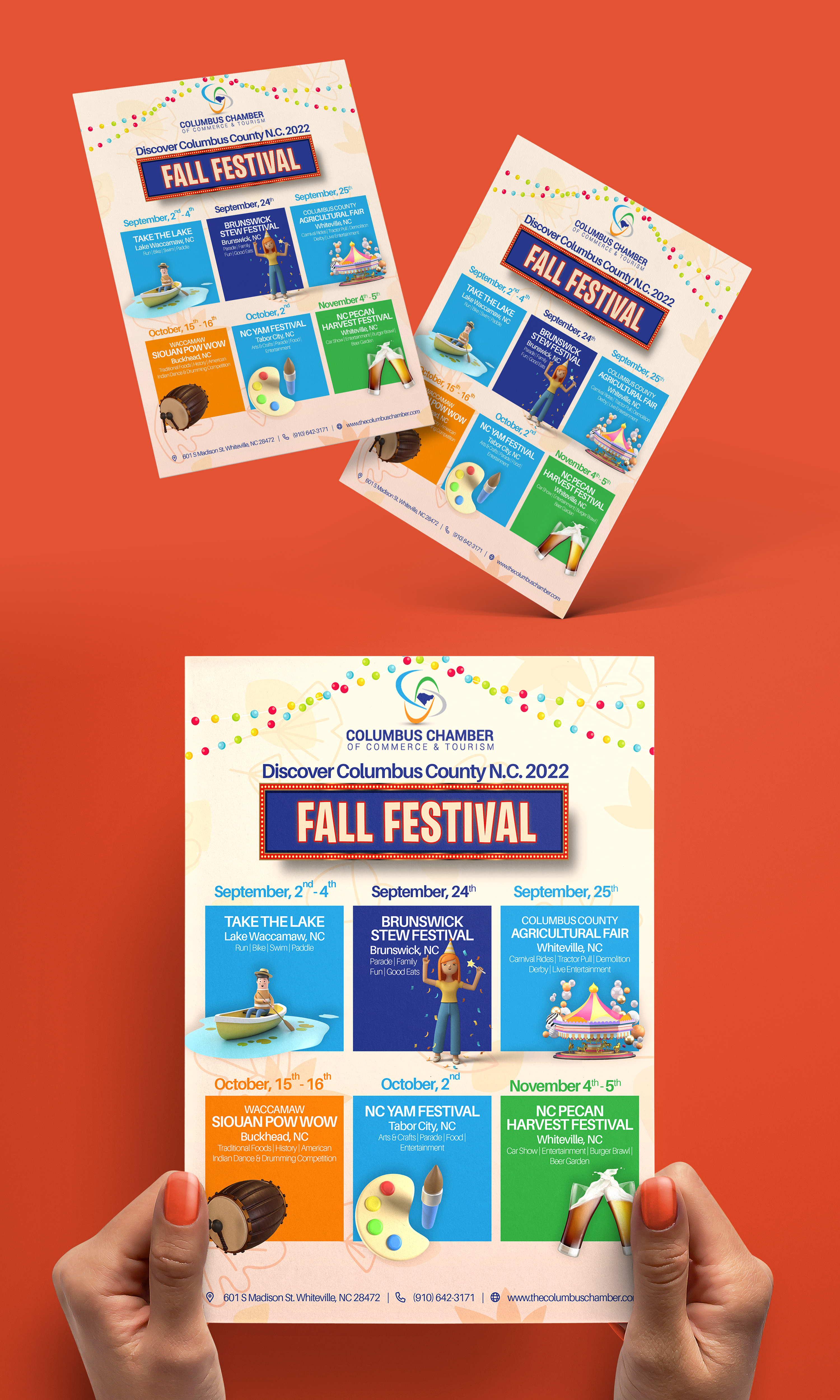 Advertisement Design by Graphic Guy for Columbus Chamber of Commerce and Tourism | Design #28669624