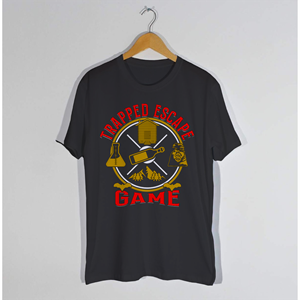 T-shirt Design by Feni:) for Trapped Escape Game | Design: #28718189
