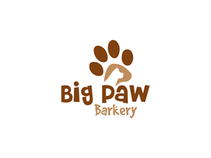 Logo Design by Rayuzon for Big Paw Barkery | Design: #28669462
