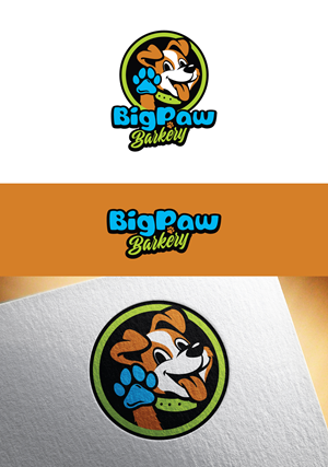 Logo Design by Logo Stock for Big Paw Barkery | Design: #28672380