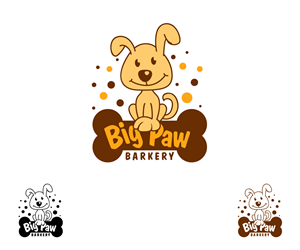 Logo Design by viraj1676 for Big Paw Barkery | Design: #28670341