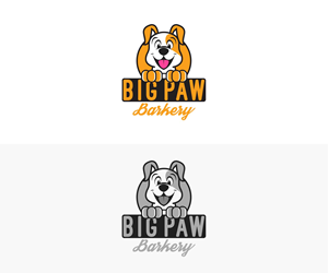 Logo Design by bestdesignzzz for Big Paw Barkery | Design: #28675395