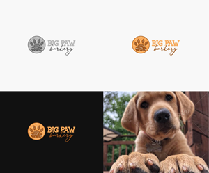 Logo Design by bestdesignzzz for Big Paw Barkery | Design: #28675396