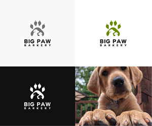 Logo Design by bestdesignzzz for Big Paw Barkery | Design: #28675398