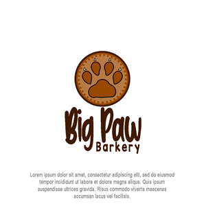Logo Design by sastra wiguna for Big Paw Barkery | Design: #28672656