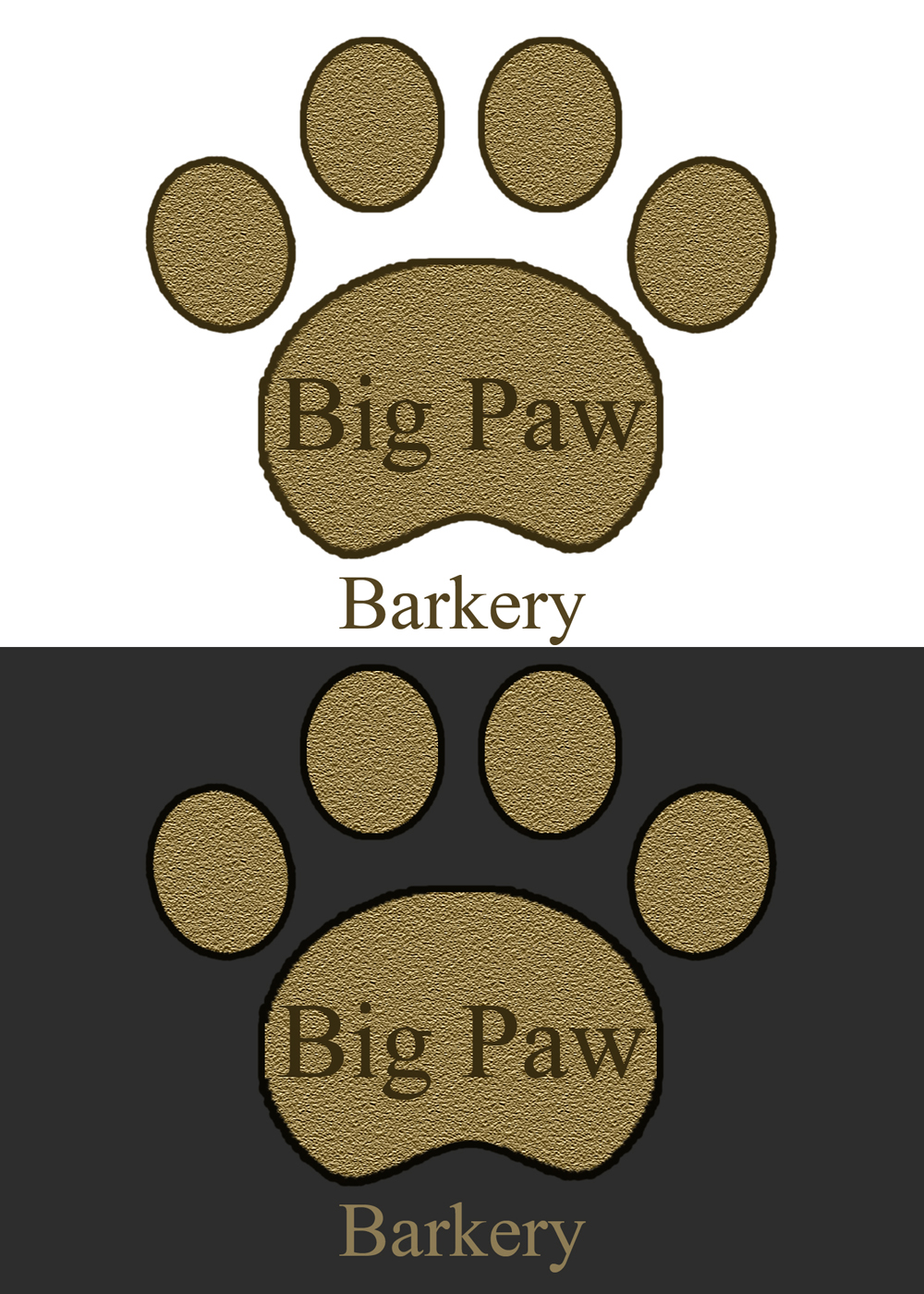 Logo Design by boyet for Big Paw Barkery | Design #28672495