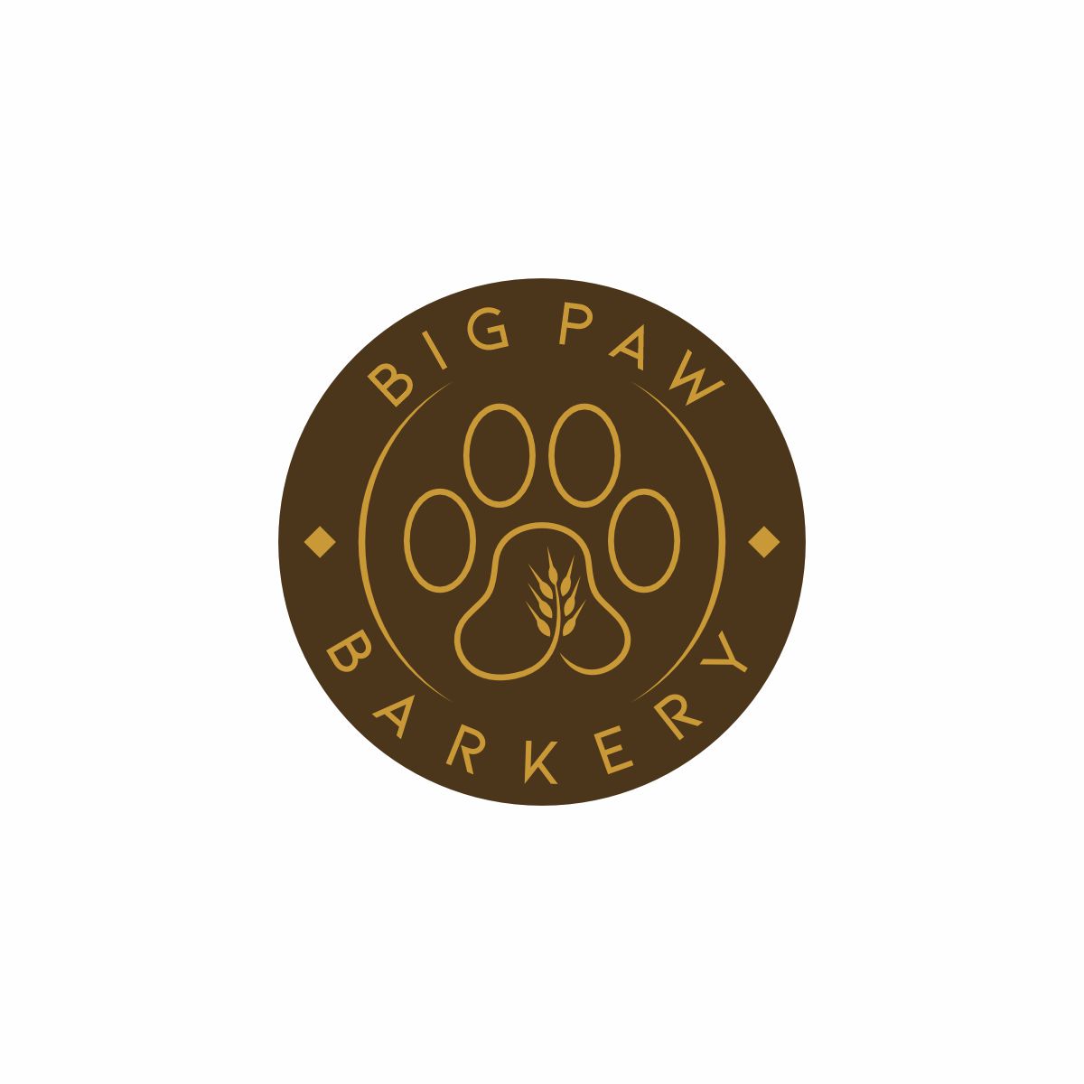Logo Design by Ashani Bhattacharya for Big Paw Barkery | Design #28666624