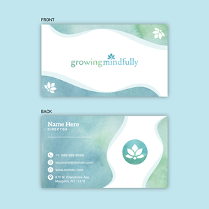 Mindfulness School for Children -- Business Cards | Visitenkarten-Design von Pratik Mevada
