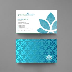 Mindfulness School for Children -- Business Cards | Diseño de Tarjeta de Presentación por chandrayaan.creative