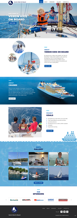 kidsonboard Website for children with diabilities | Web-Design von pb