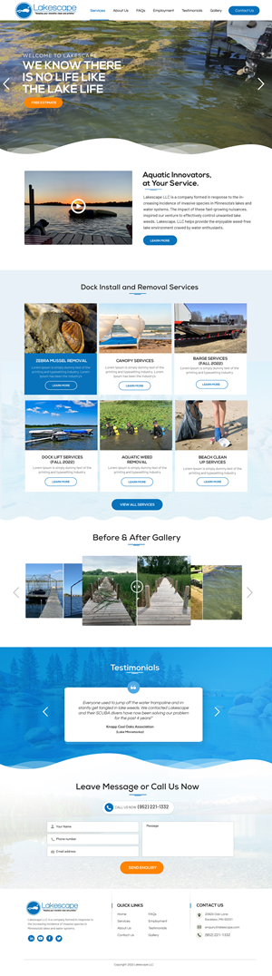 Web Design by Blue Sparrow for WebDuck Designs | Design: #28674724