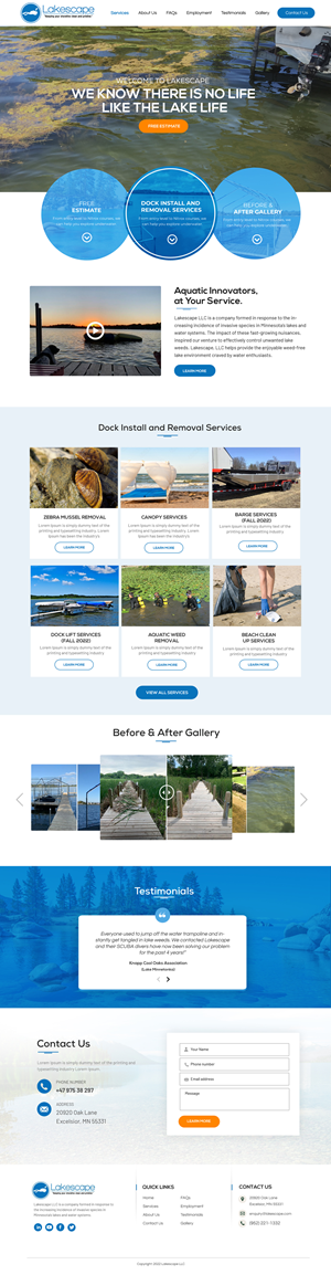 Web Design by Blue Sparrow for WebDuck Designs | Design: #28674725