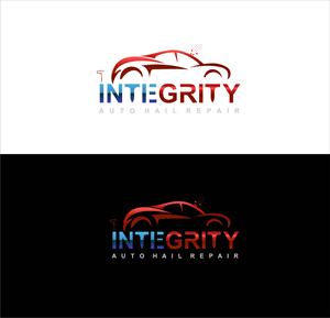Logo Design by All art for Integrity Auto Hail Repair | Design: #28676106