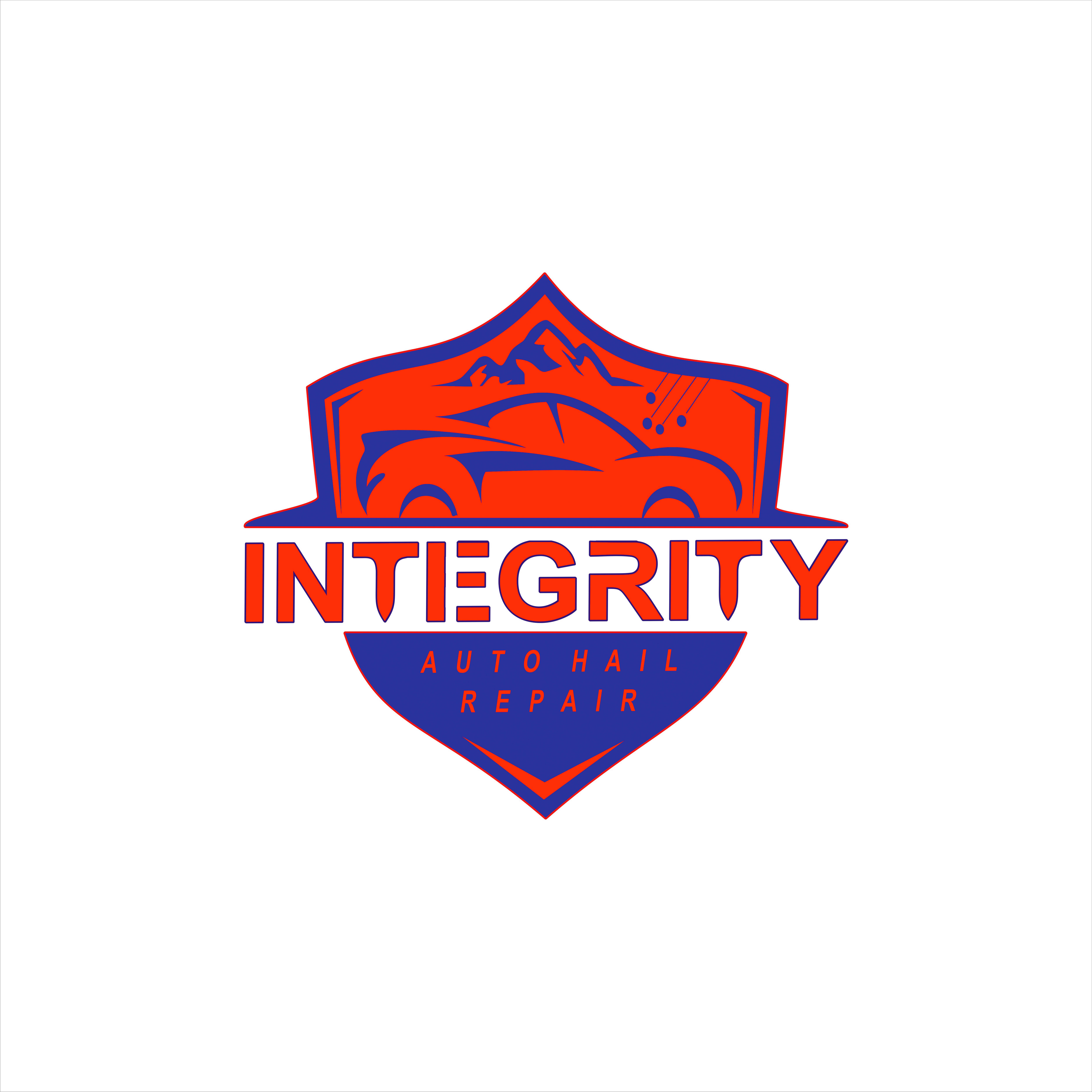 Logo Design by All art for Integrity Auto Hail Repair | Design #28689883