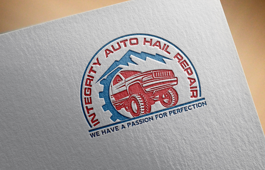 Logo Design by the majestic design for Integrity Auto Hail Repair | Design #28679687