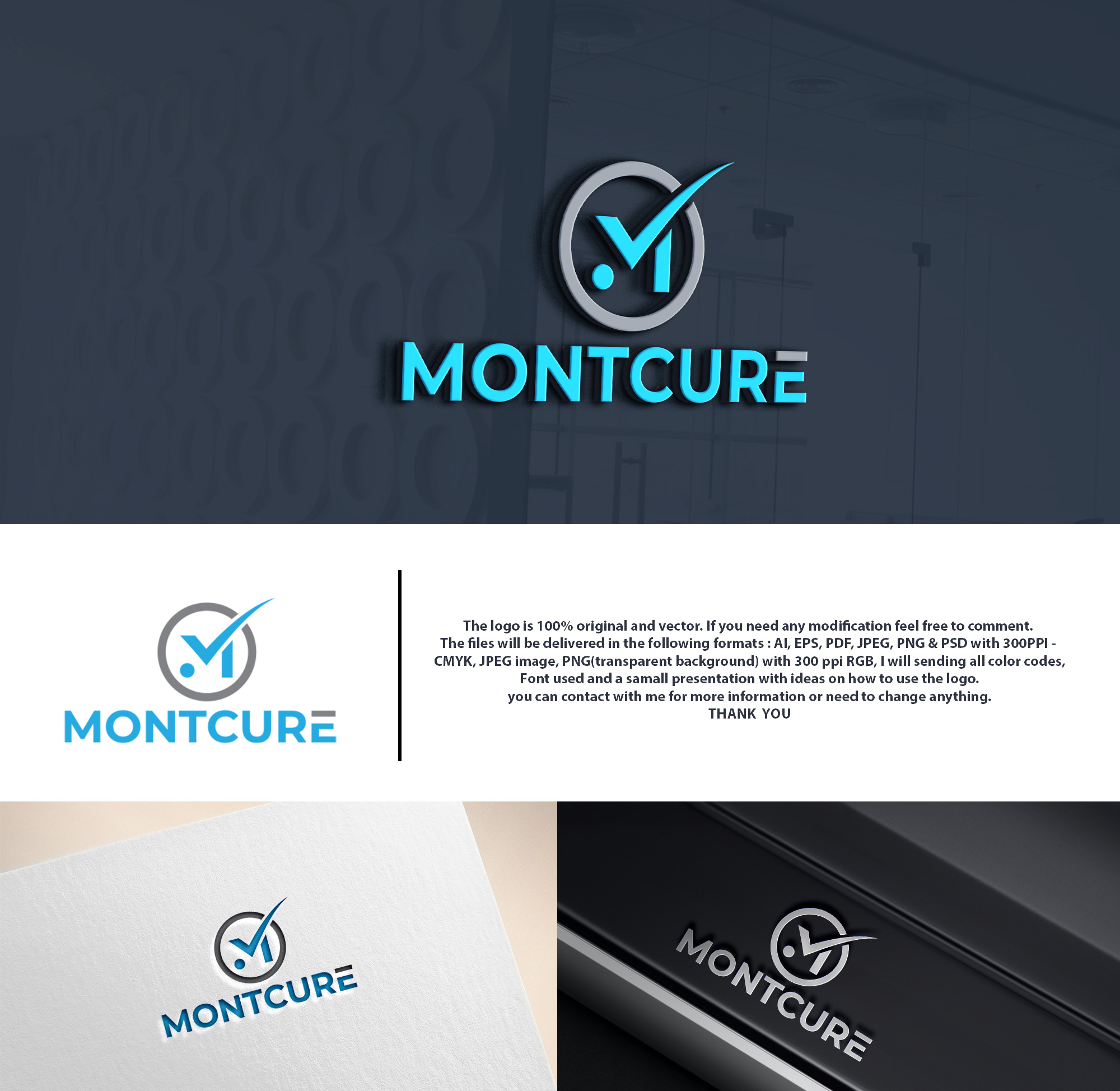 Logo Design by DesignHour for Montcure LLC | Design #28682514