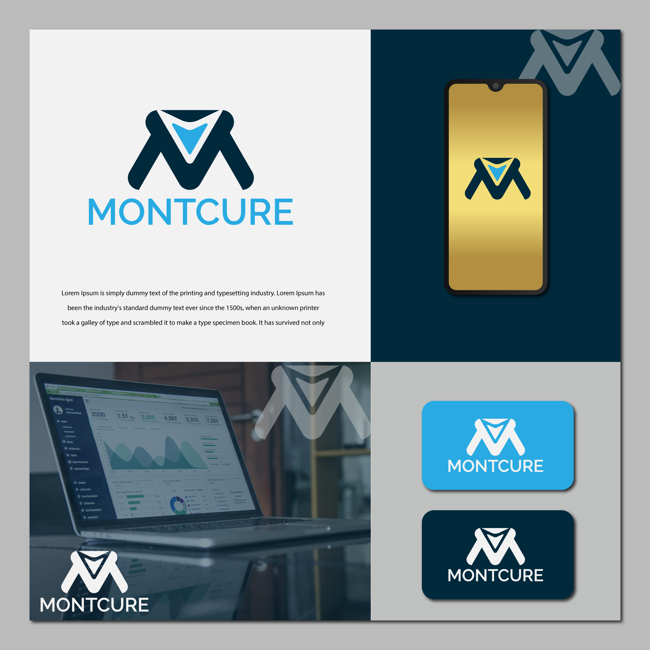 Logo Design by Rupok MT for Montcure LLC | Design #28672723