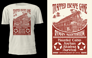 Design de T-shirt par D'Mono pour Trapped Escape Game | Design #28691051