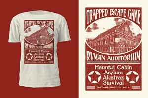 Escape room tshirt for Nashville - poster/concert style | T-Shirt-Design von D'Mono