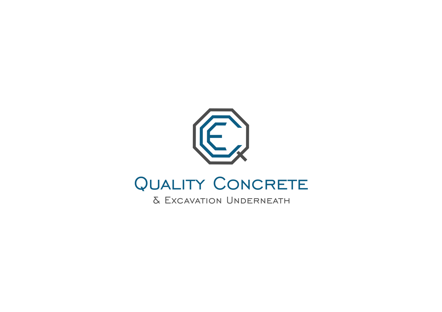 Diseño de Logo por Atiek para Quality concrete & excavation | Diseño #28671314