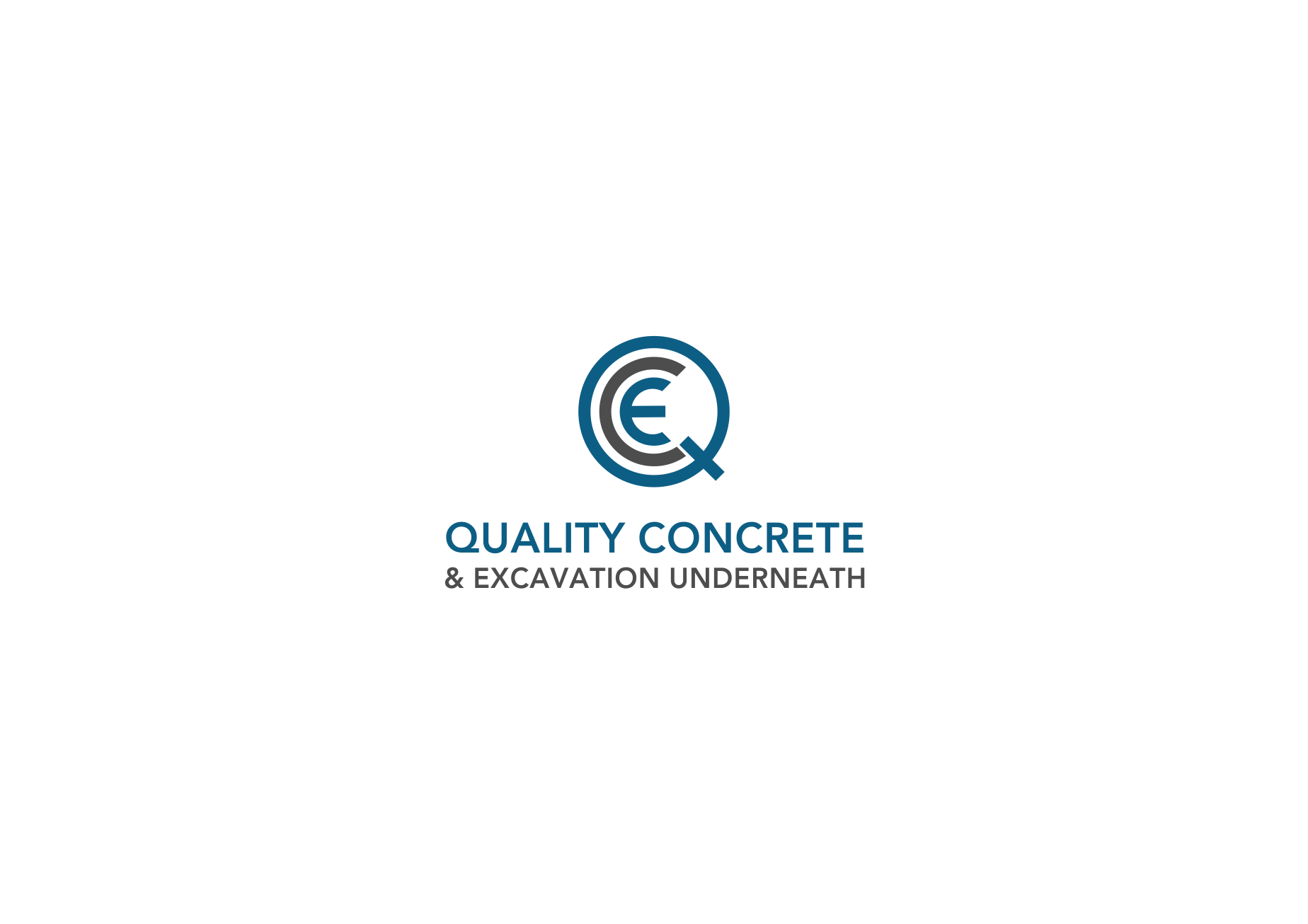 Diseño de Logo por Atiek para Quality concrete & excavation | Diseño #28671661