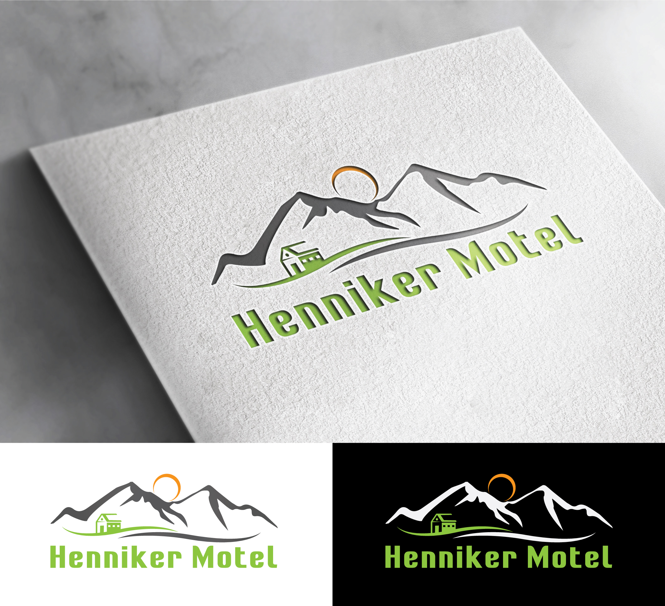 Logo Design by StromDesignHub for Henniker Motel | Design #28676899