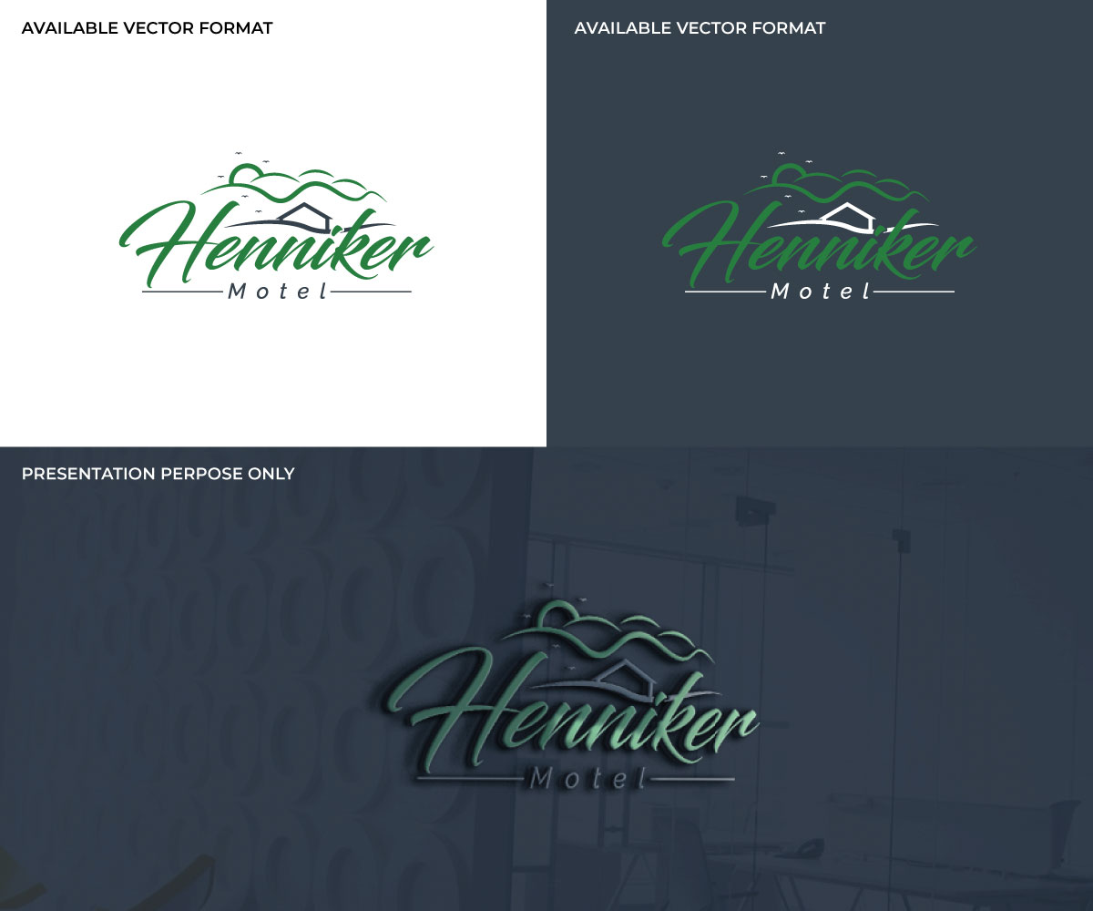 Logo Design by RS_Design for Henniker Motel | Design #28674289