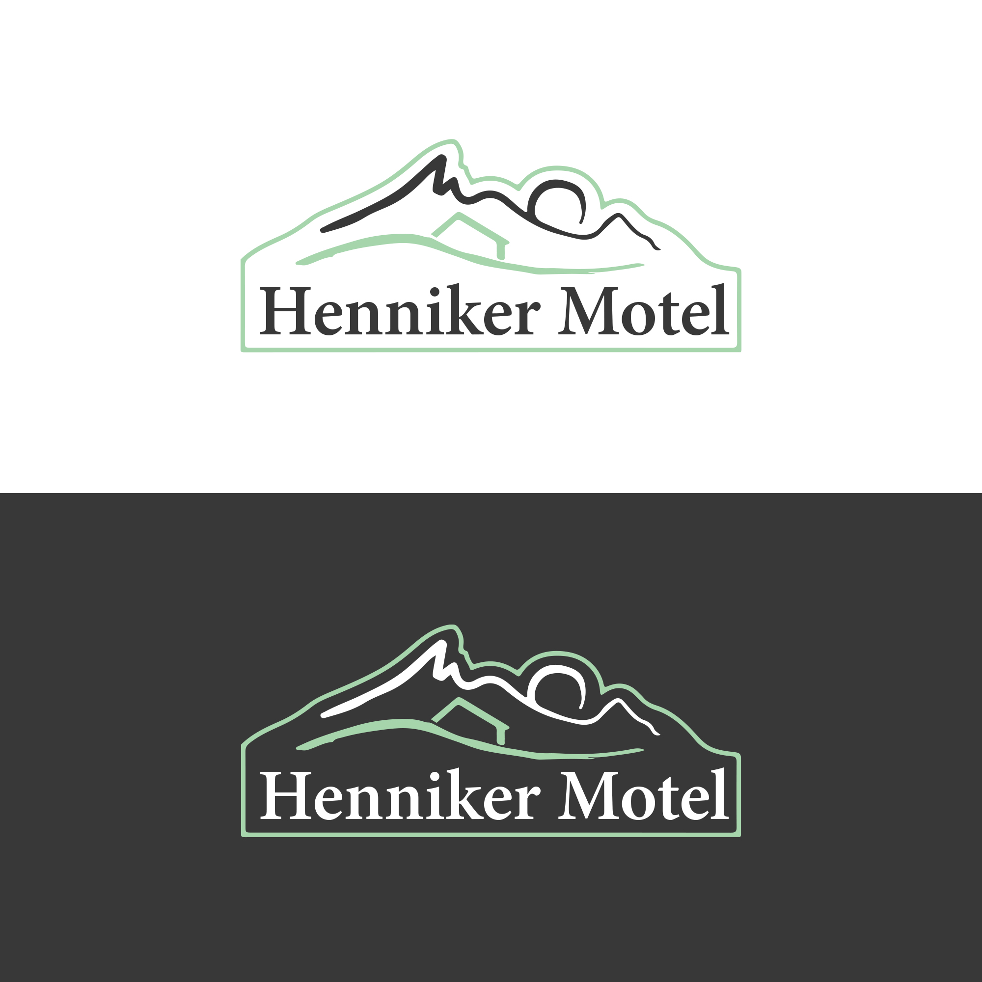Logo Design by CreativeGwen™ for Henniker Motel | Design #28676176