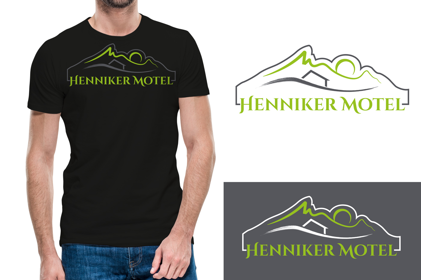 Logo Design by Rubia@ for Henniker Motel | Design #28675772