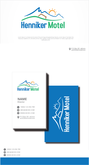 Logo Design by graphicevolution for Henniker Motel | Design: #28674113
