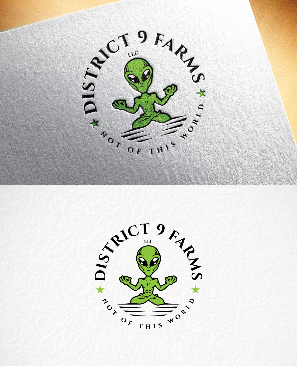 Logo Design by Logo Stock for District 9 Farms | Design #28680152