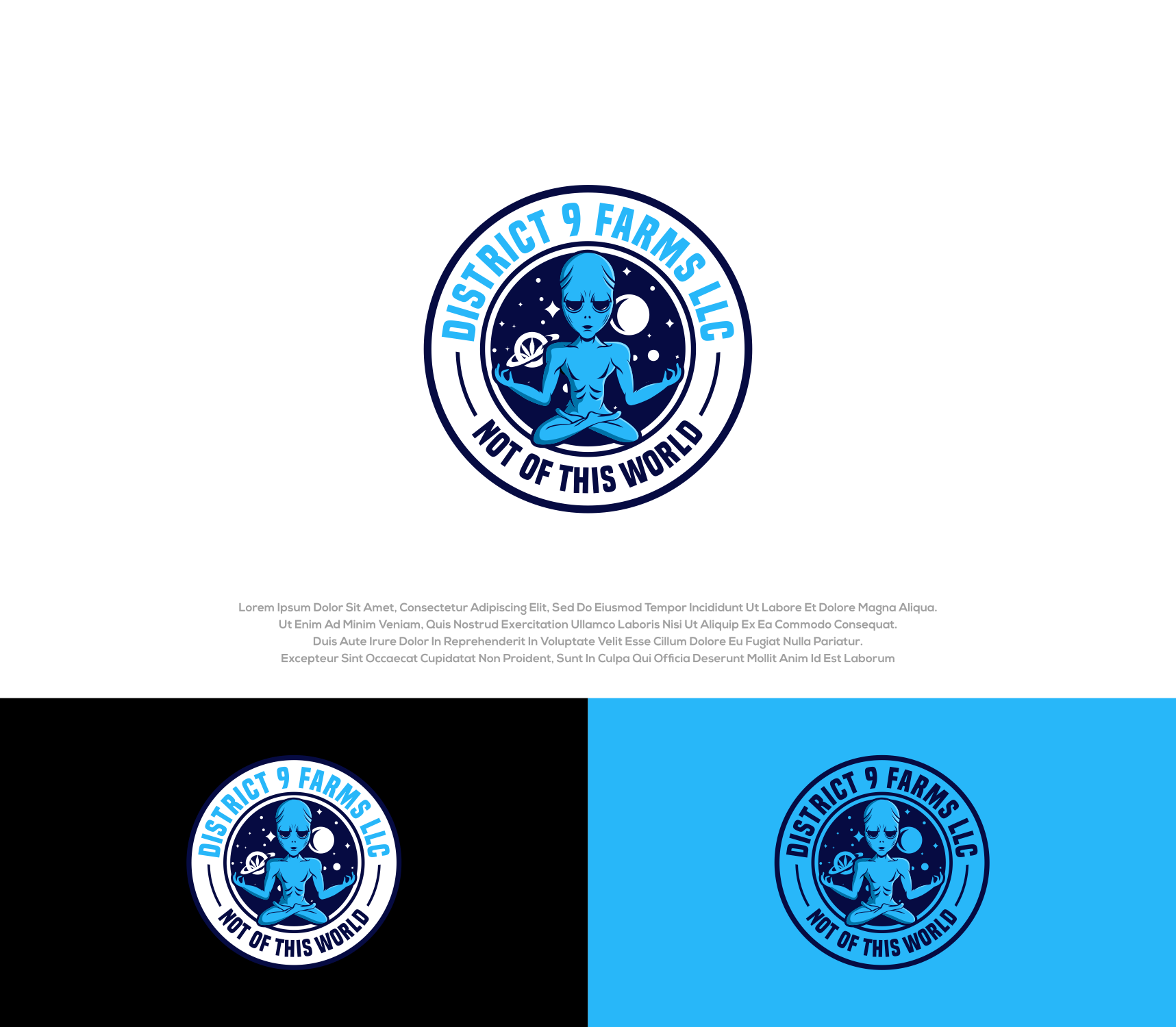 Logo Design by Aditya.DwiRama for District 9 Farms | Design #28682989