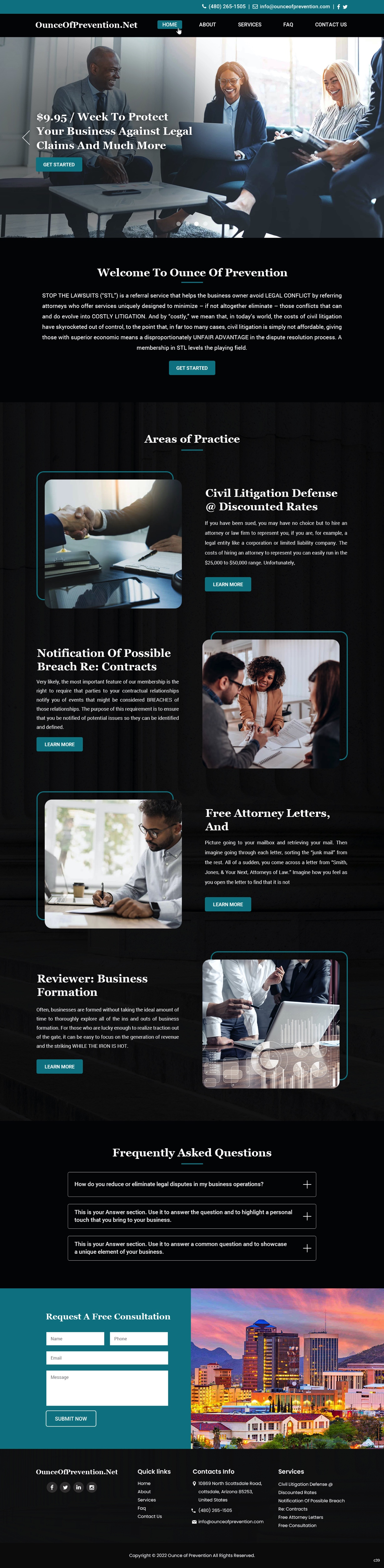 Web Design by pb for Stop the Lawsuits | Design #28689095