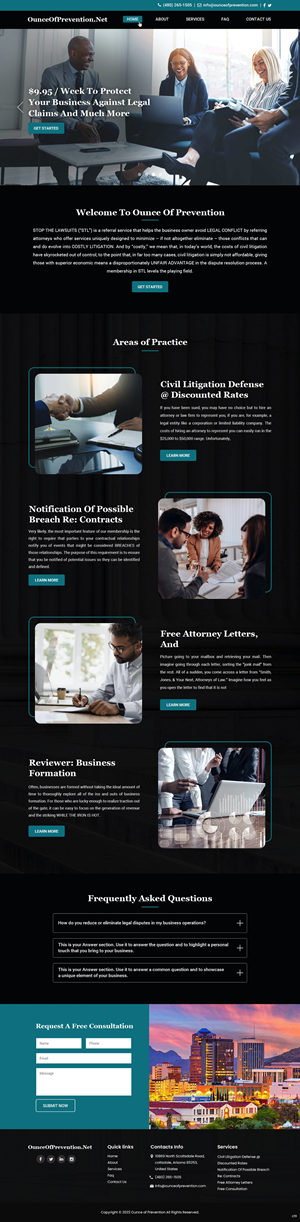 Web Design par pb pour Stop the Lawsuits | Design : #28689095