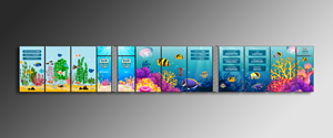 Awesome Salt water and Fresh water Aquarium Store Front RE DESIGN (billboard like) | Schilder-Design von ecorokerz