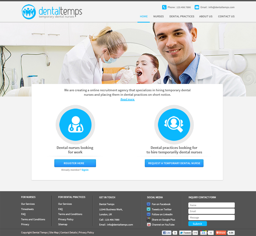 Diseño Web por Keysoft para www.dentaltemps.com.au | Diseño #3084649