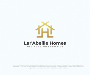 Logo Design by Niizam Uddin for Lar'Abeille Homes | Design: #28675742