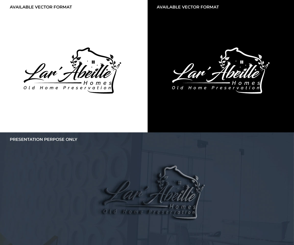 Logo Design by RS_Design for Lar'Abeille Homes | Design #28676374