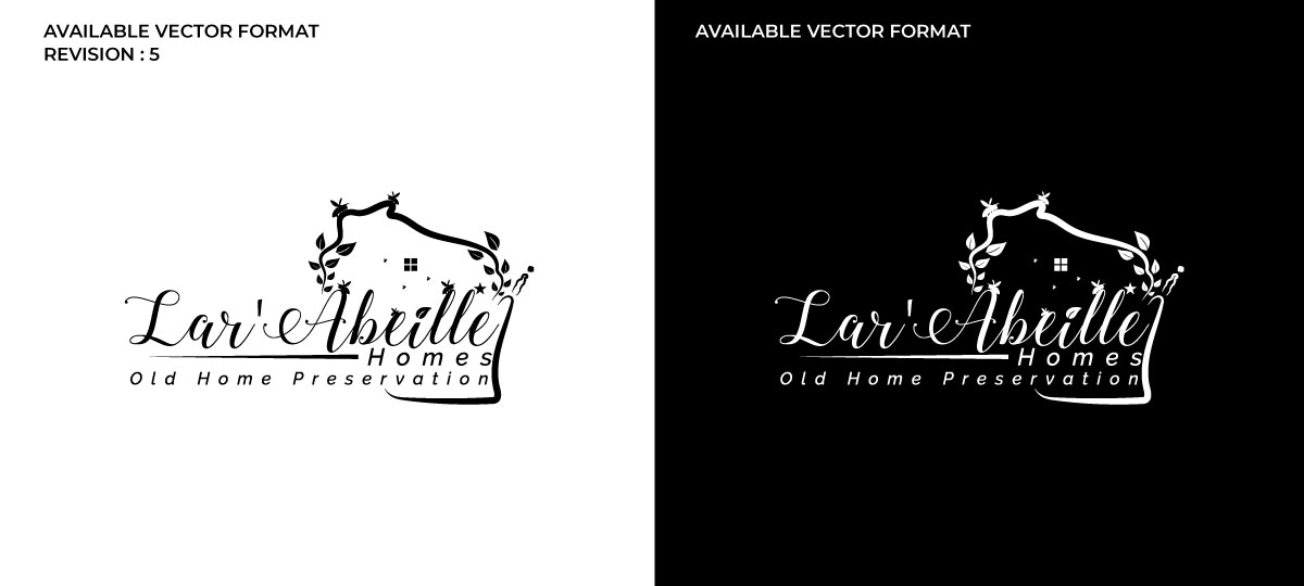 Logo Design by RS_Design for Lar'Abeille Homes | Design #28679574