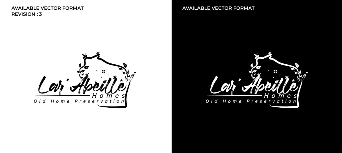 Logo Design by RS_Design for Lar'Abeille Homes | Design #28679578